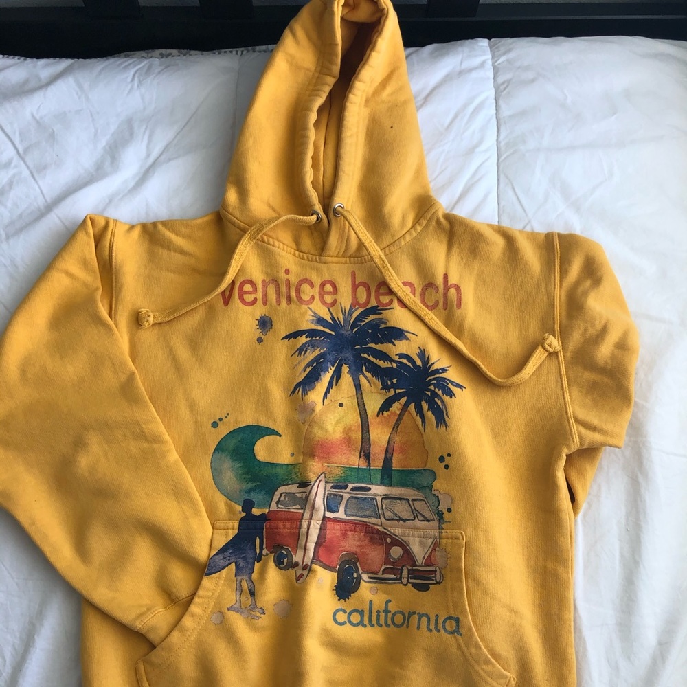 Vintage Yellow Hoodie